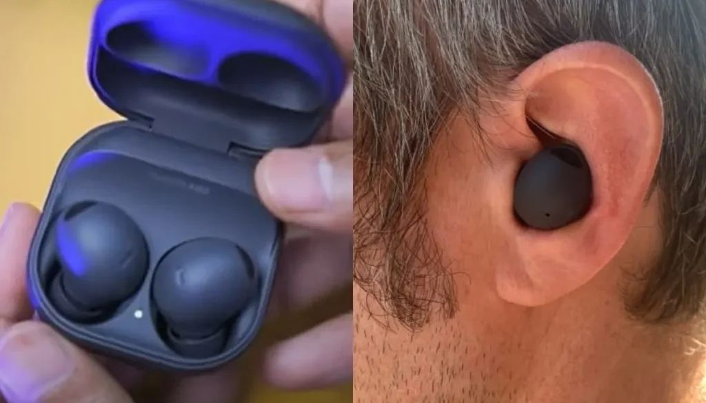 Samsung Galaxy Buds2 Pro Earbuds fit into ear perfectly