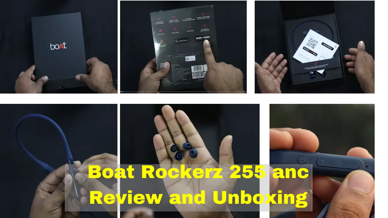 Boat Rockerz 255 ANC Bluetooth Neckband Review and Unboxing