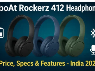 boAt Rockerz 412 Price in India – Specs, Features, Launch Date & Review | mygenuinereview
